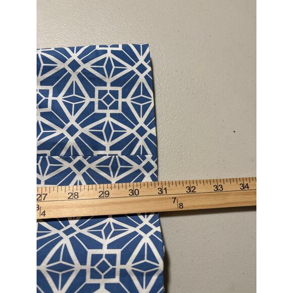 Tyler Boe Blue and White Geometric Blazer - Picture 9 of 14